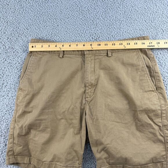 Flint and Tinder Shorts Mens 33 Tan 365 Stretch Twill Chino Short 9" Huckberry - Picture 8 of 12